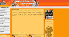 Desktop Screenshot of kontaktanzeigen-24.com